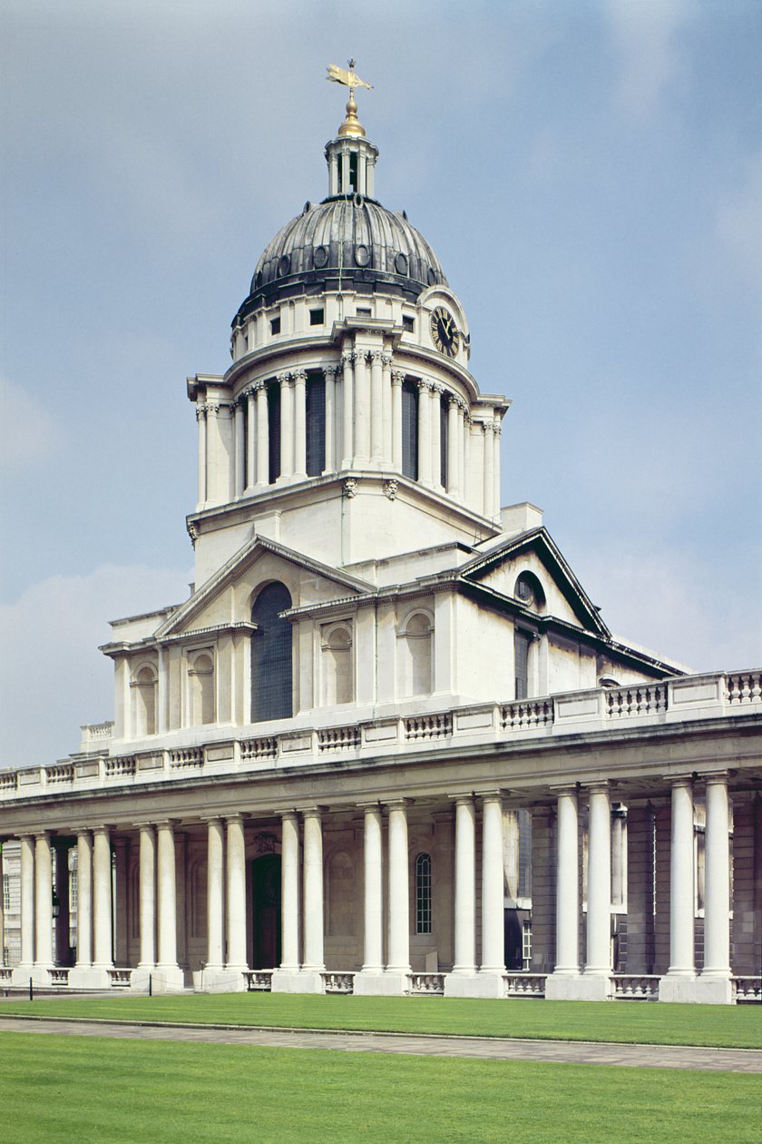 Exterior, de, a, pintado, corredor, antigas, real, naval, faculdade, greenwich, londres de Unbekannt Unbekannt