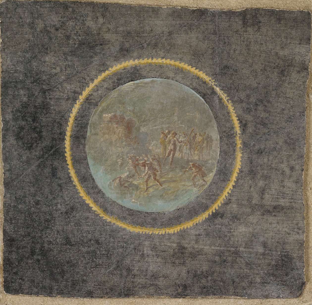 Fragmento de afresco com Herakles e Hesione de Unbekannt Unbekannt