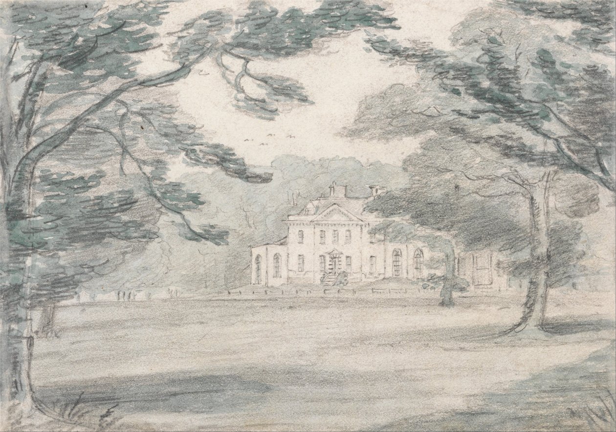 Havering Bower, Essex (uma visão de uma mansão de campo) de Unbekannt Unbekannt