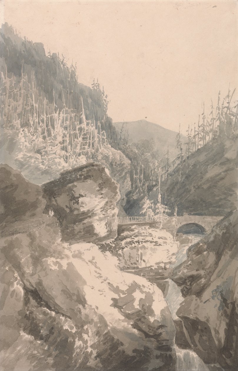 Na Via Mala, Entre Coire e Splugen de Unbekannt Unbekannt