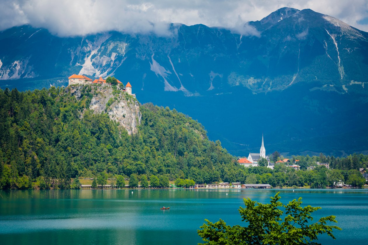 Lago Bled, Eslovênia. de Unbekannt Unbekannt