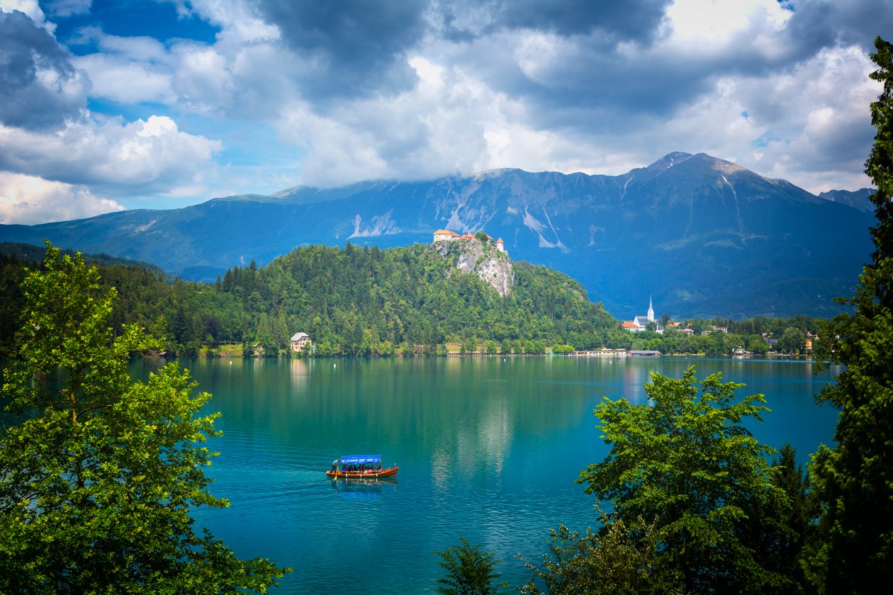 Lago Bled, Eslovênia. de Unbekannt Unbekannt