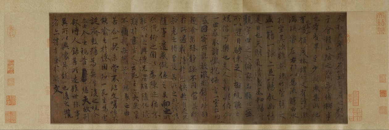 Laning XuPreface to the Poems Composto no Orchid Pavilion, copiado por um artista na dinastia Tang ... de Unbekannt Unbekannt