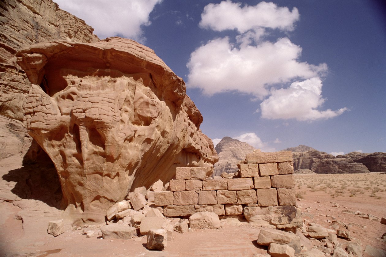 Lawrence da casa da Arábia durante sua ocupação de Wadi Rum em 1917 de Unbekannt Unbekannt
