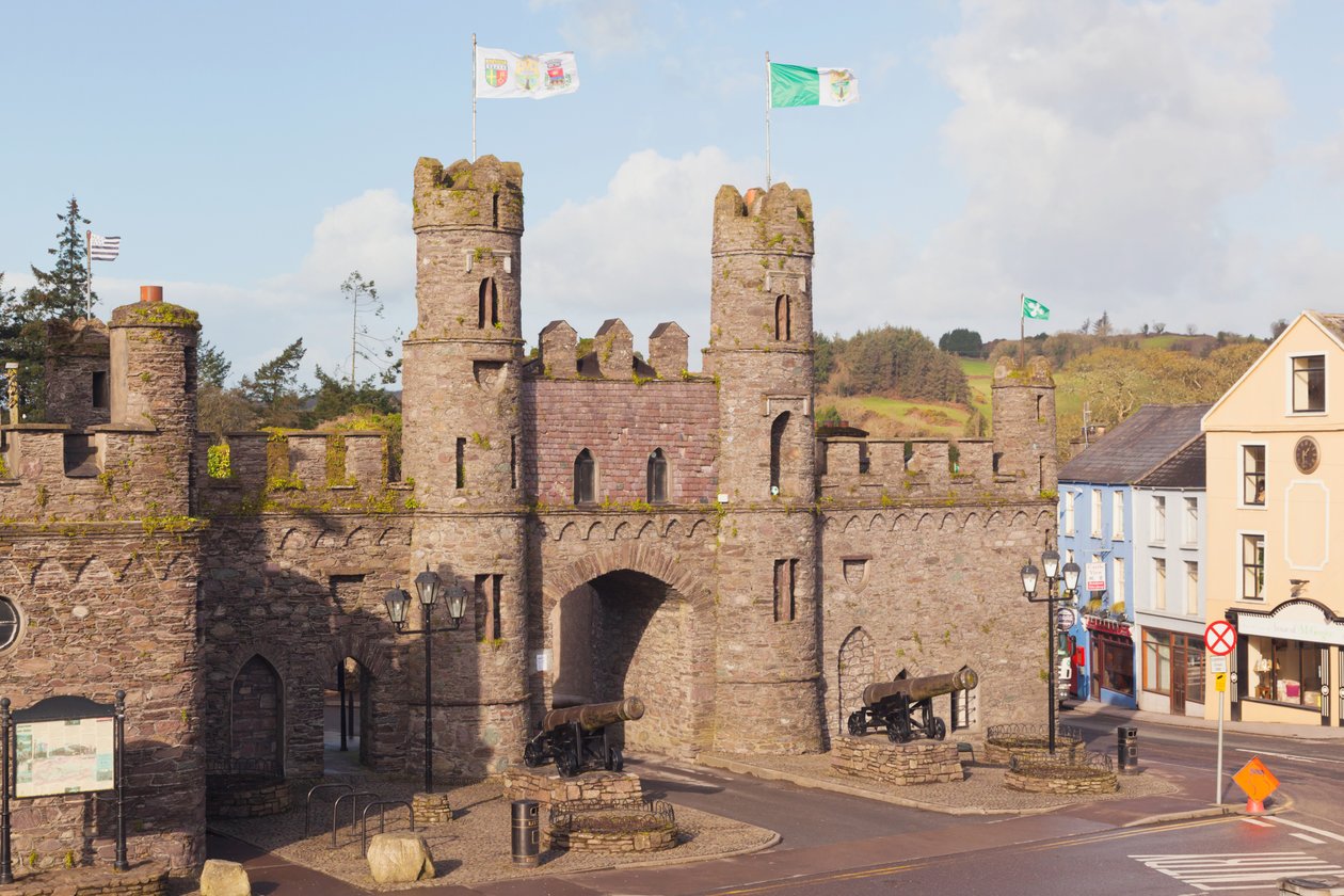 Macroom, West Cork, Irlanda. O castelo de Unbekannt Unbekannt