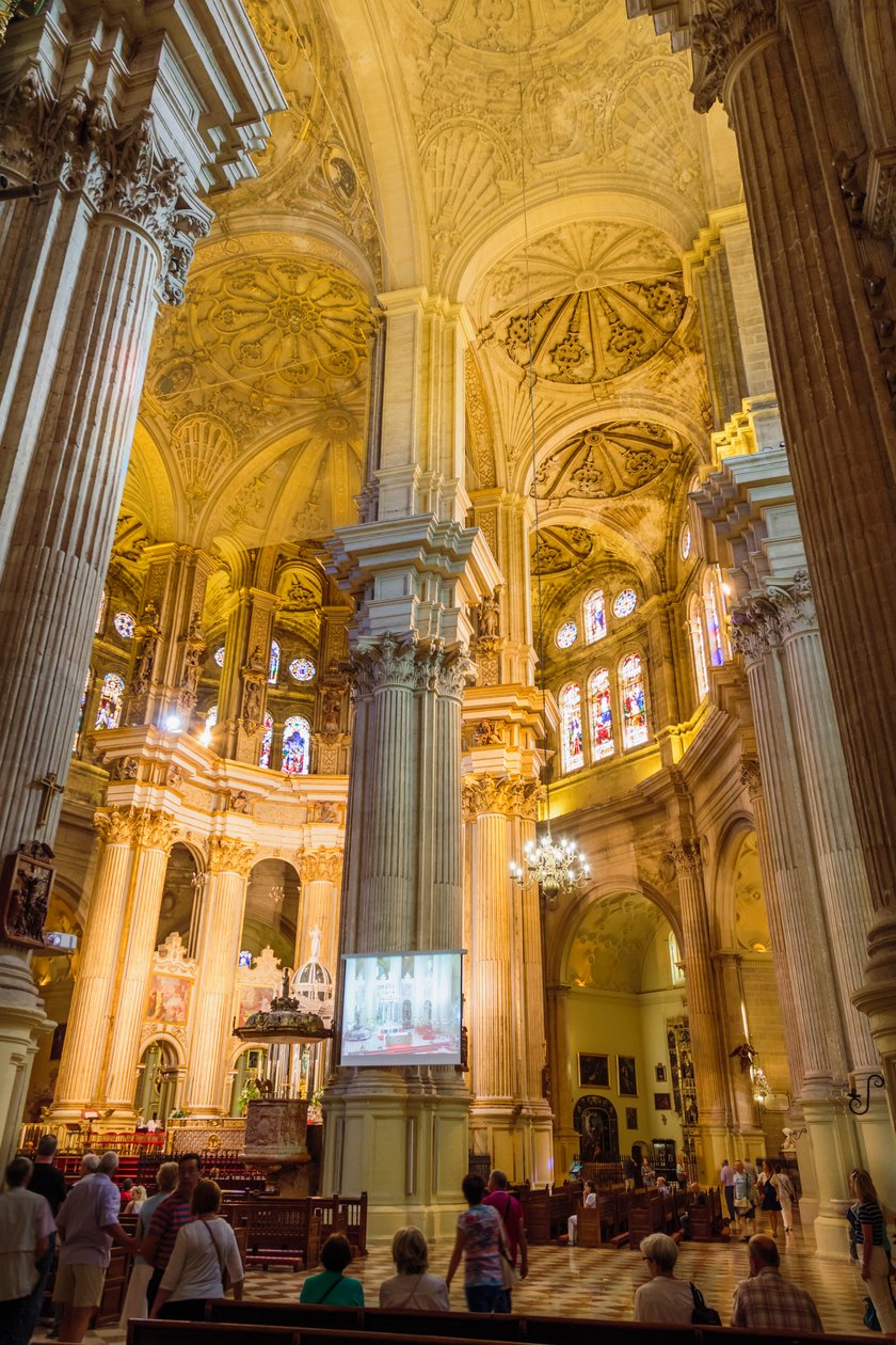 Málaga, Costa del Sol, Espanha. Catedral. de Unbekannt Unbekannt