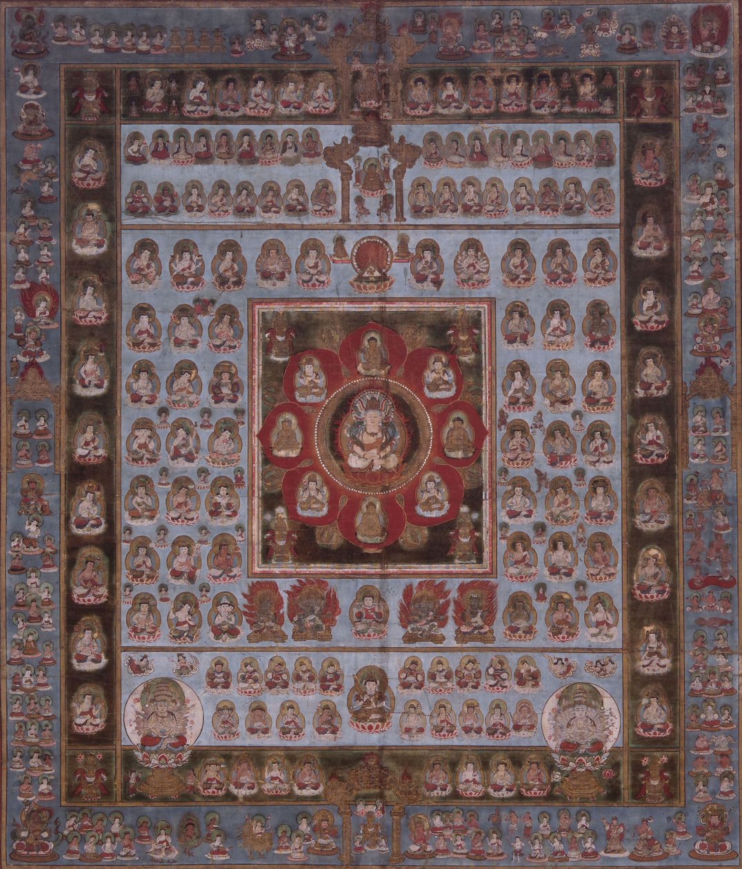 Mandala dos dois reinos (Kongokai), Senkoji, Tonami, Toyama, Japão de Unbekannt Unbekannt