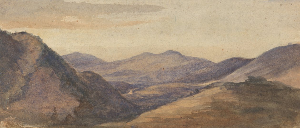 Paisagem montanhosa de Unbekannt Unbekannt