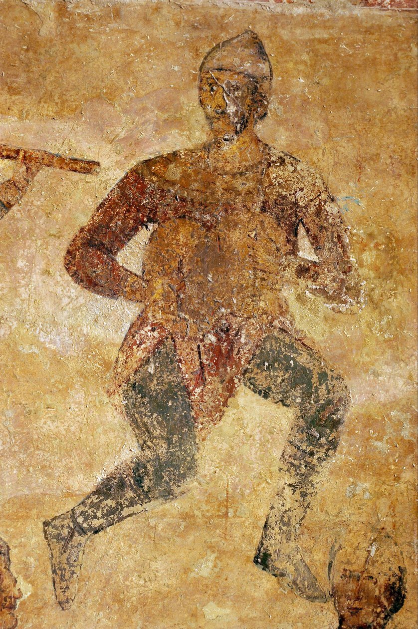 Músicos e acrobatas (detalhe) (9gEYxHx3kj4rCQ) de Unbekannt Unbekannt