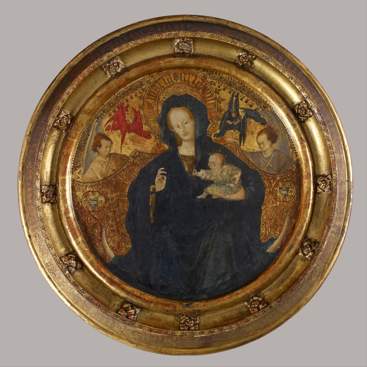 Netherlandish - Madonna com a escrita da criança de Christ de Unbekannt Unbekannt