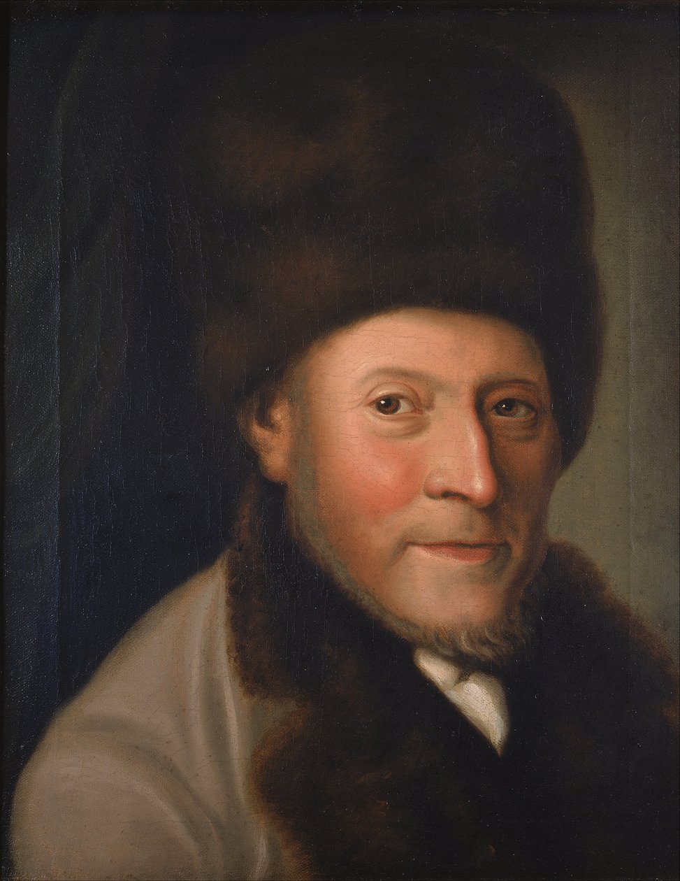Retrato de Isaac Jacob Gans de Unbekannt Unbekannt