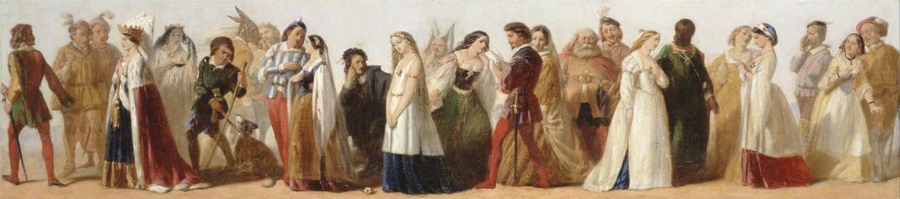 Procissão de personagens de peças de Shakespeare de Unbekannt Unbekannt