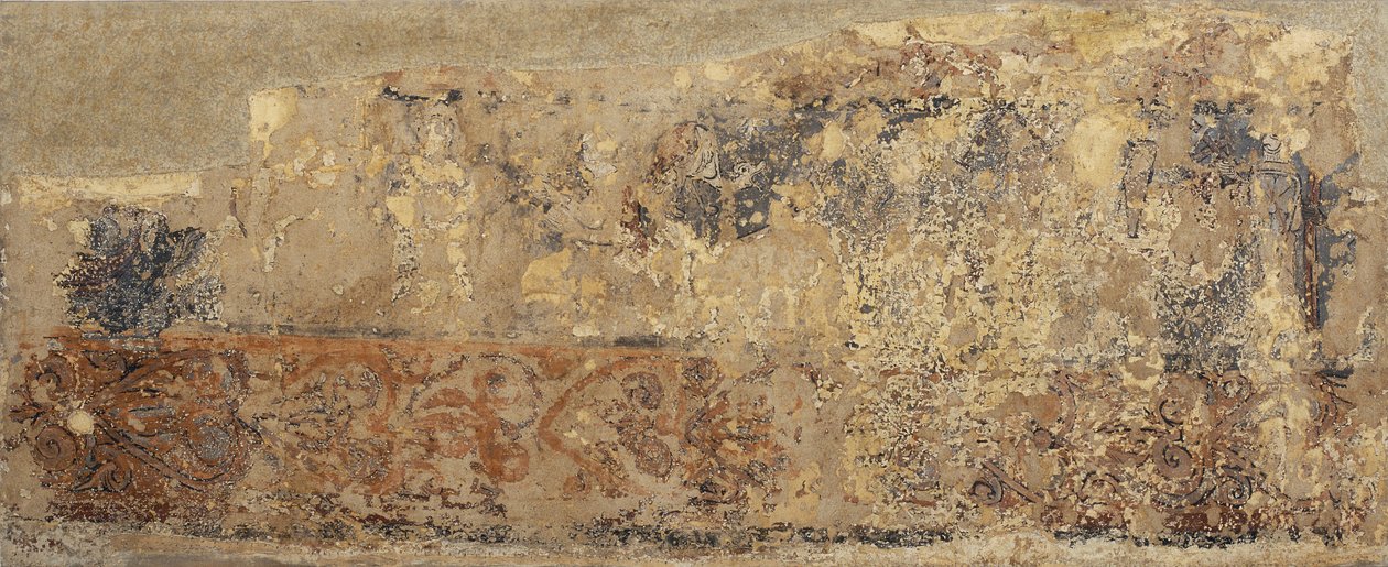 Pinturas profanas de Sigena-Courtly e cenas de batalha de Unbekannt Unbekannt