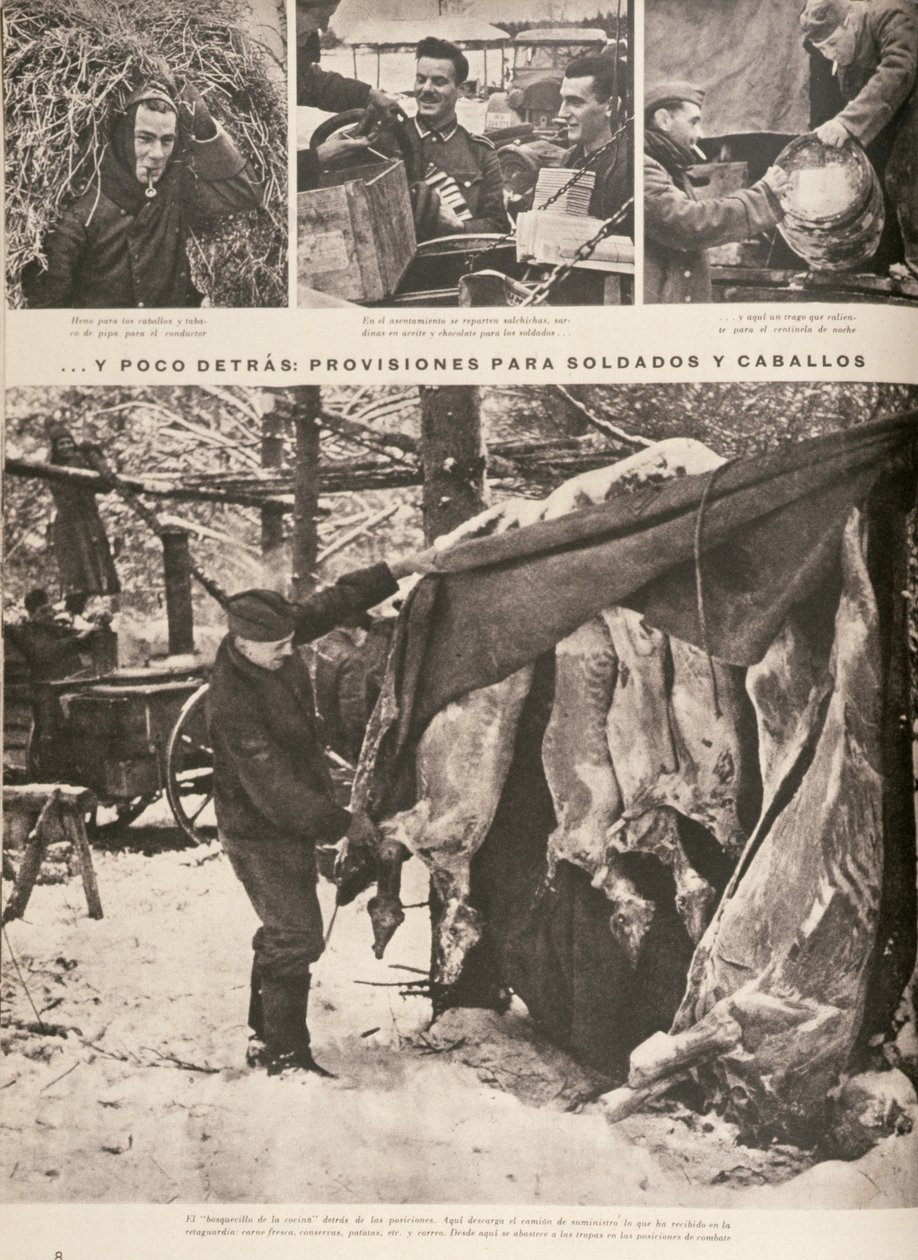Disposições para soldados e tropas na frente oriental, da revista "Signal", número 4, segunda edição de fevereiro de 1942 de Unbekannt Unbekannt
