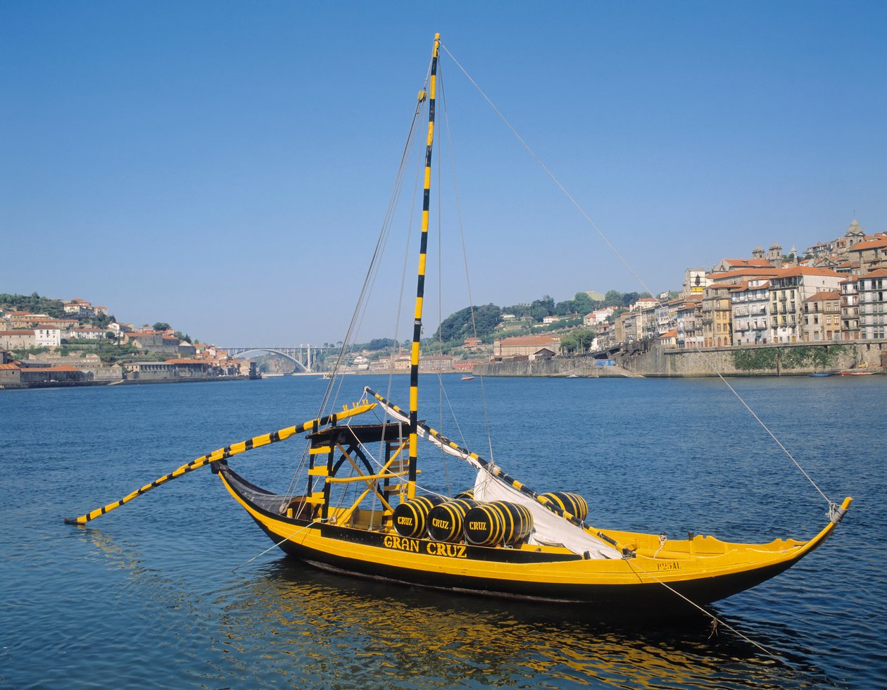 Rabelo boat on the Douro River  de Unbekannt Unbekannt