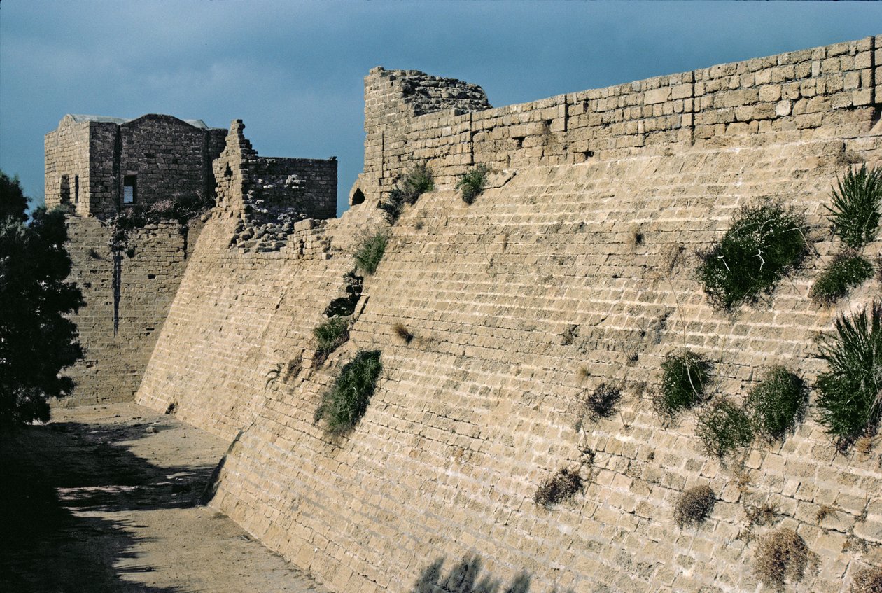 Restos das muralhas, construídas c.37-31 aC de Unbekannt Unbekannt