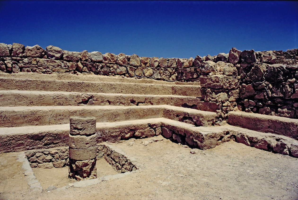 Restos das muralhas da fortaleza, c.37-31 aC de Unbekannt Unbekannt