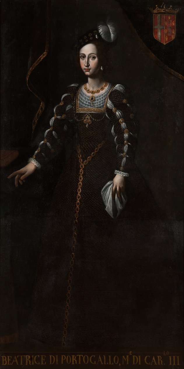 Retrato de Beatrice di Braganza de Unbekannt Unbekannt