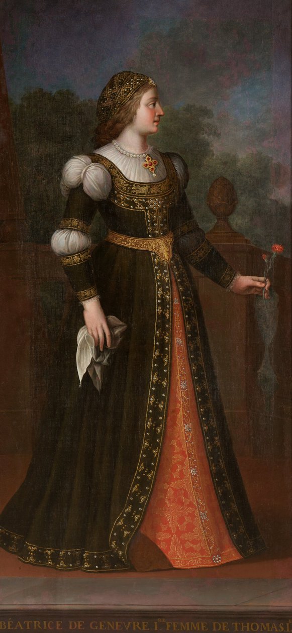 Retrato de Beatriz de Genebra esposa de Tomaso I de Unbekannt Unbekannt