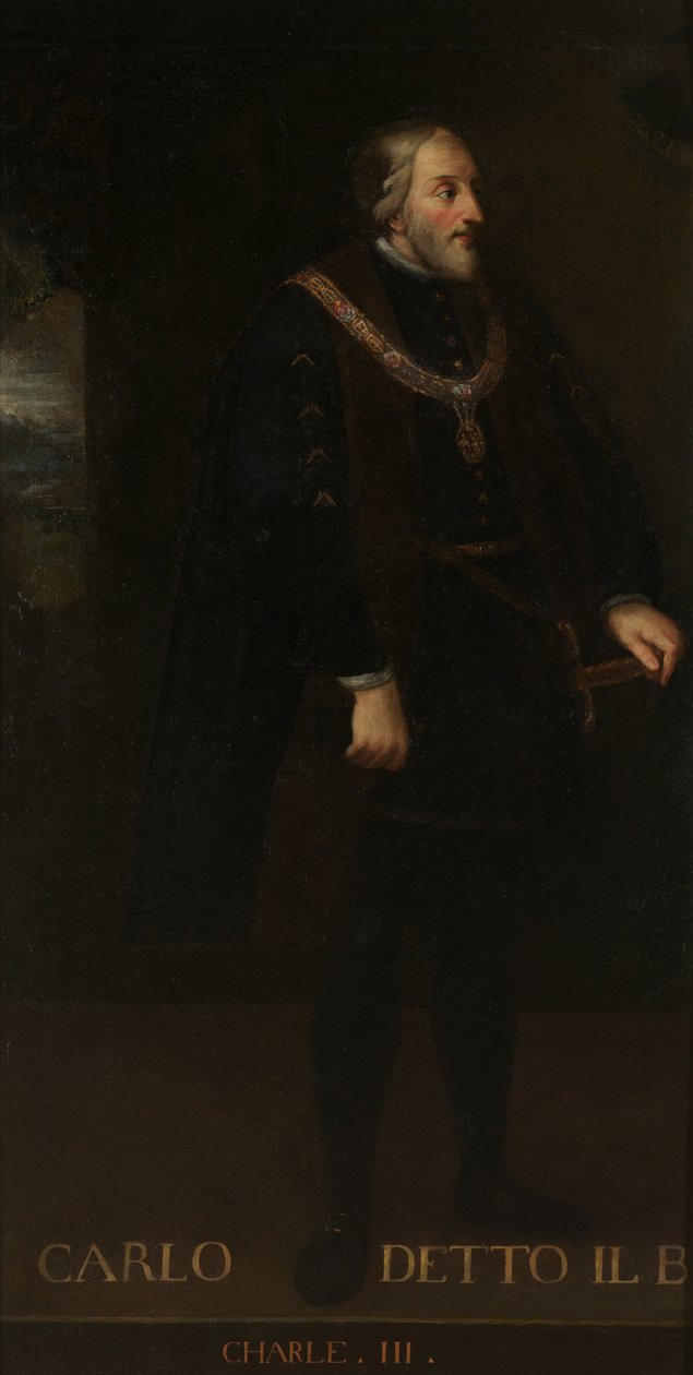 Retrato de charles iii de Unbekannt Unbekannt