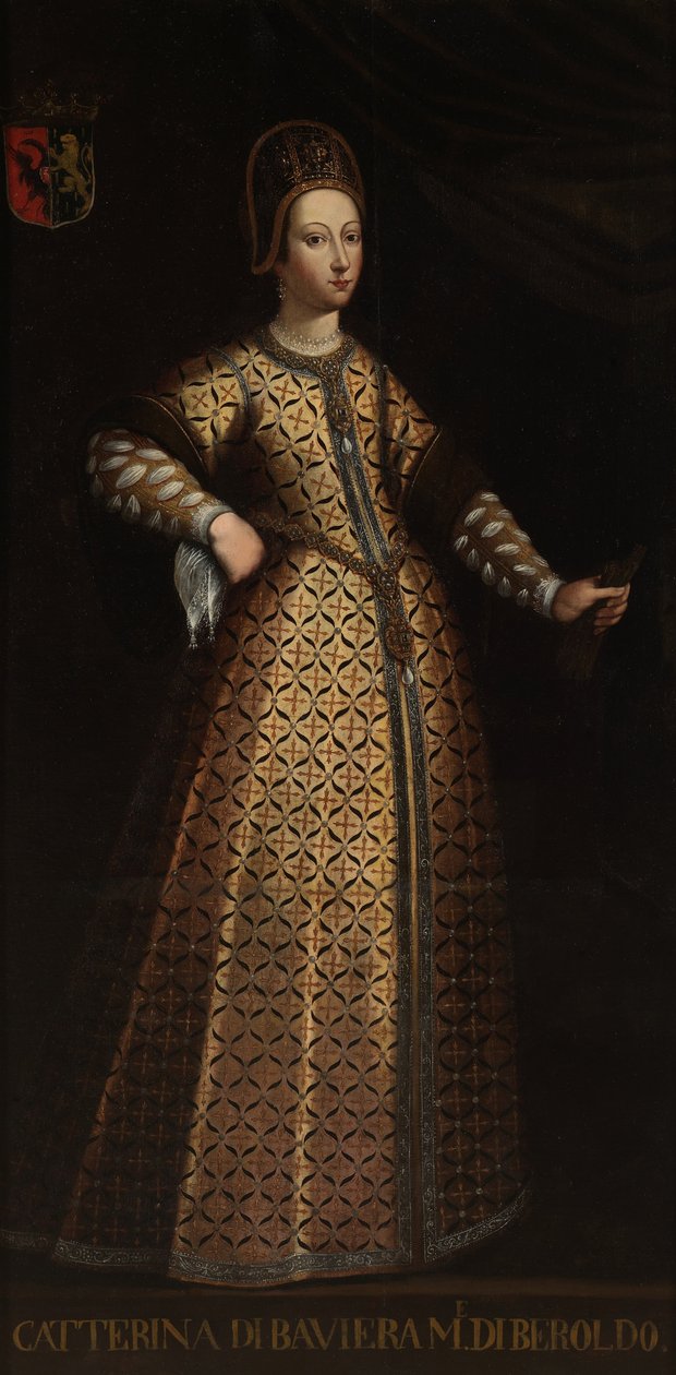 Retrato de Catarina da Baviera esposa de Beroldo de Unbekannt Unbekannt