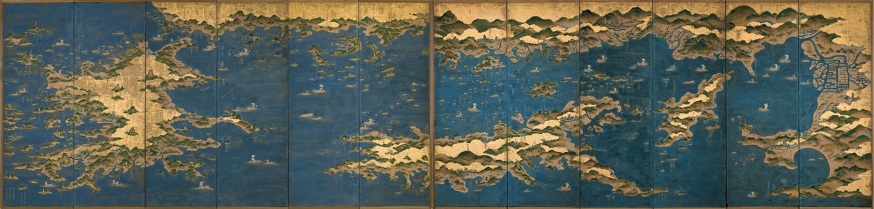 Seto Inland Sea - Osaka para a Rota Marítima de Nagasaki de Unbekannt Unbekannt