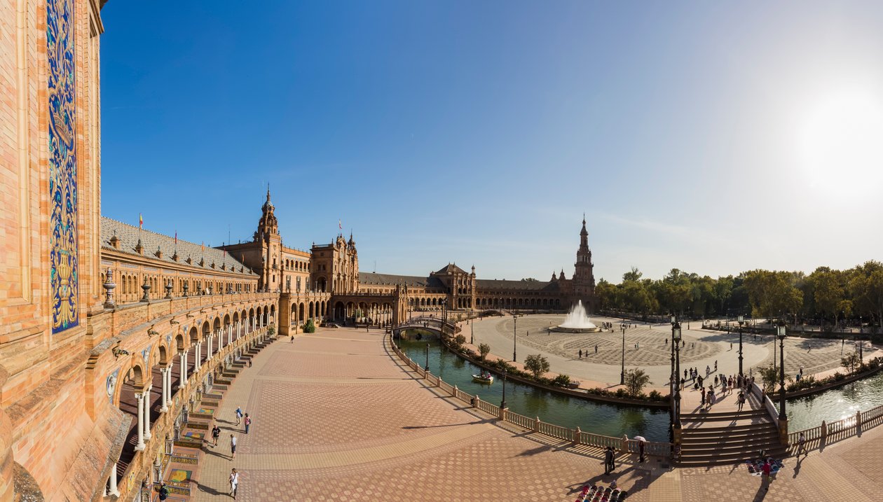 Sevilha, Espanha. Praça da Espanha. de Unbekannt Unbekannt