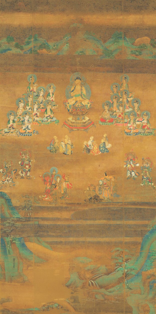 Pregação de Shaka no Pico do Abutre, Museu Nacional de Nara de Unbekannt Unbekannt