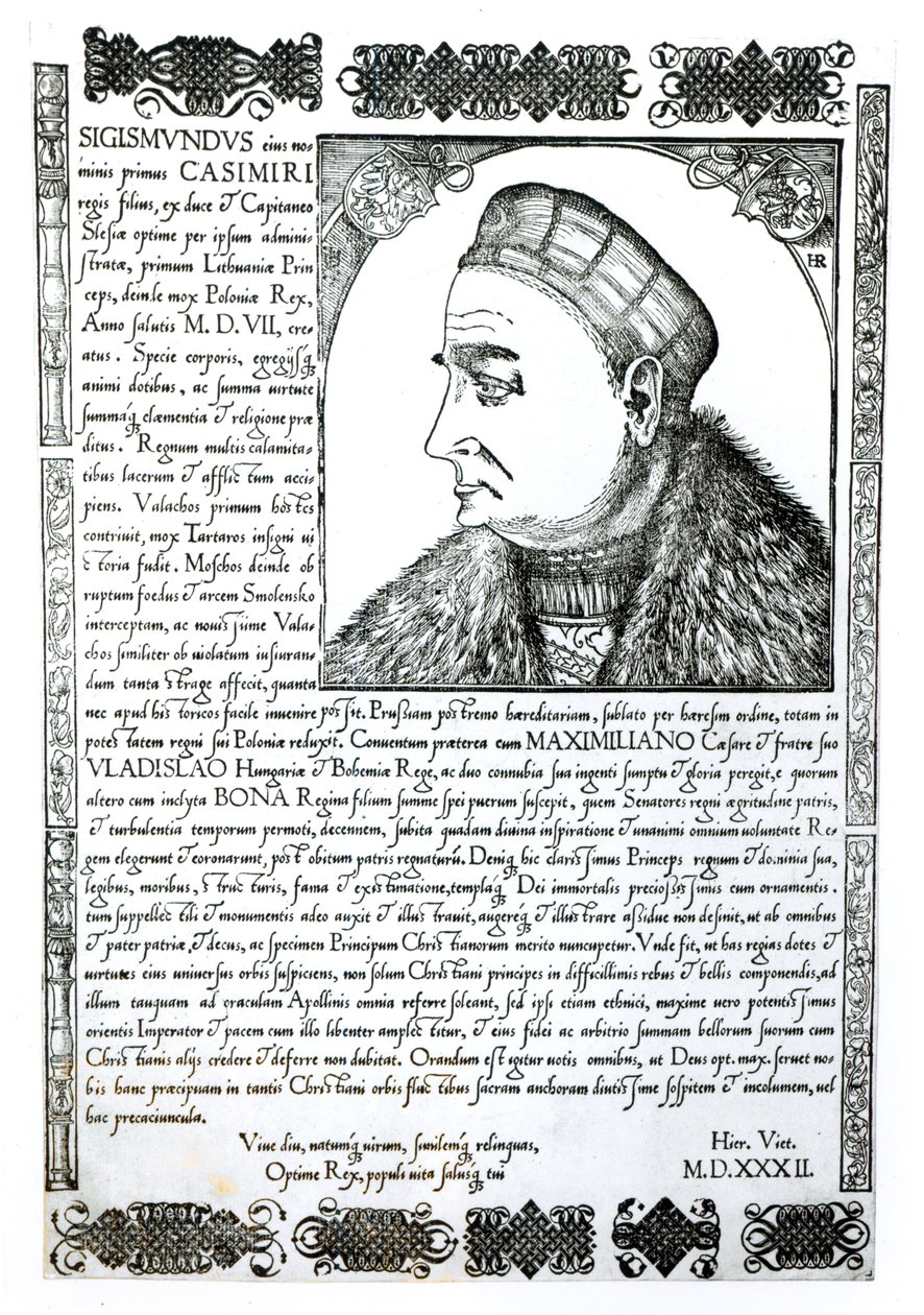 Sigismundo I (1467-1548), 1532 de Unbekannt Unbekannt