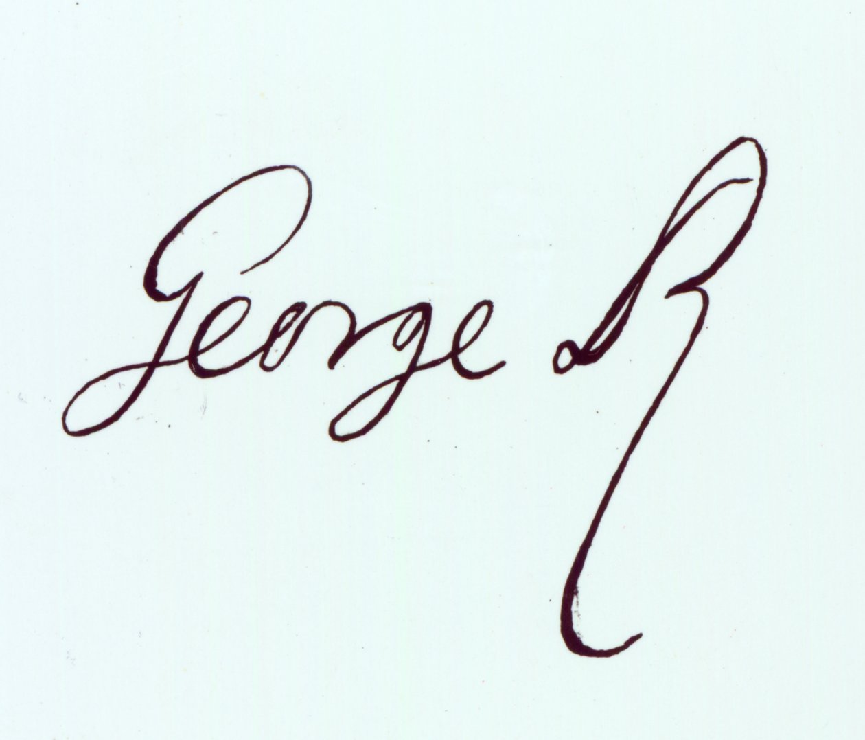 Assinatura de George II de Unbekannt Unbekannt