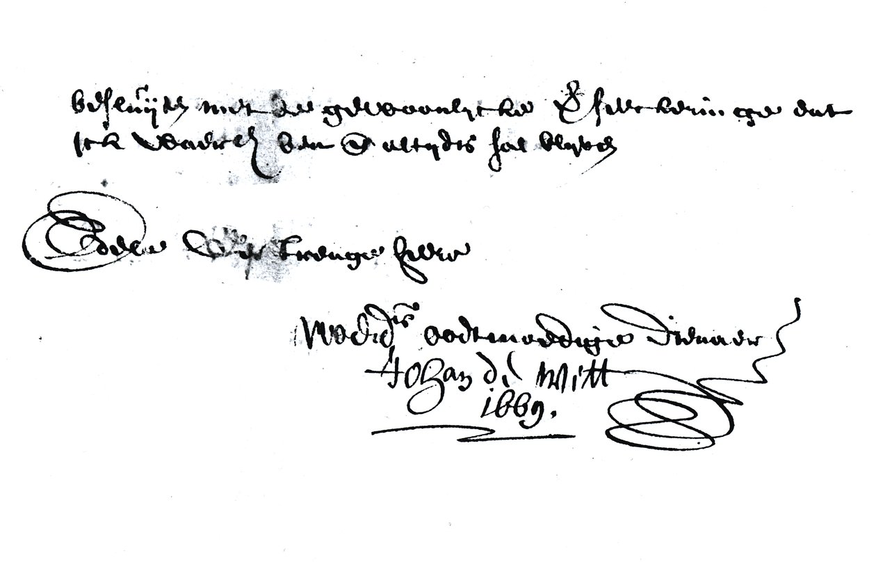 Assinatura de Johan de Witt (1625-72) de Unbekannt Unbekannt