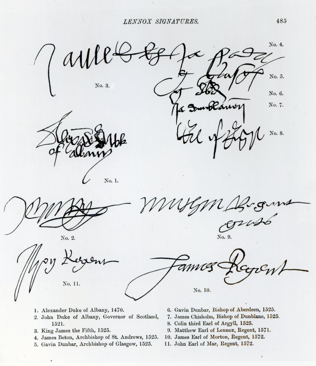 Assinaturas da realeza, aristocracia e clero escoceses dos séculos 15 e 16 de Unbekannt Unbekannt