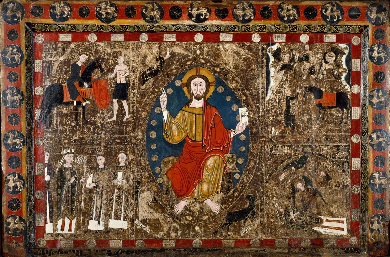 Espanhol - Altar Frontal com Cristo em Majestade e a Vida de São Martinho de Unbekannt Unbekannt