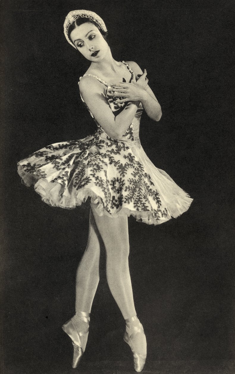 Tamara Toumanova, de &39;Footnotes to the Ballet&39;, publicado em 1938 de Unbekannt Unbekannt