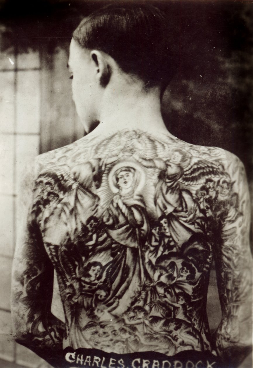 Homem tatuado, 1921 de Unbekannt Unbekannt
