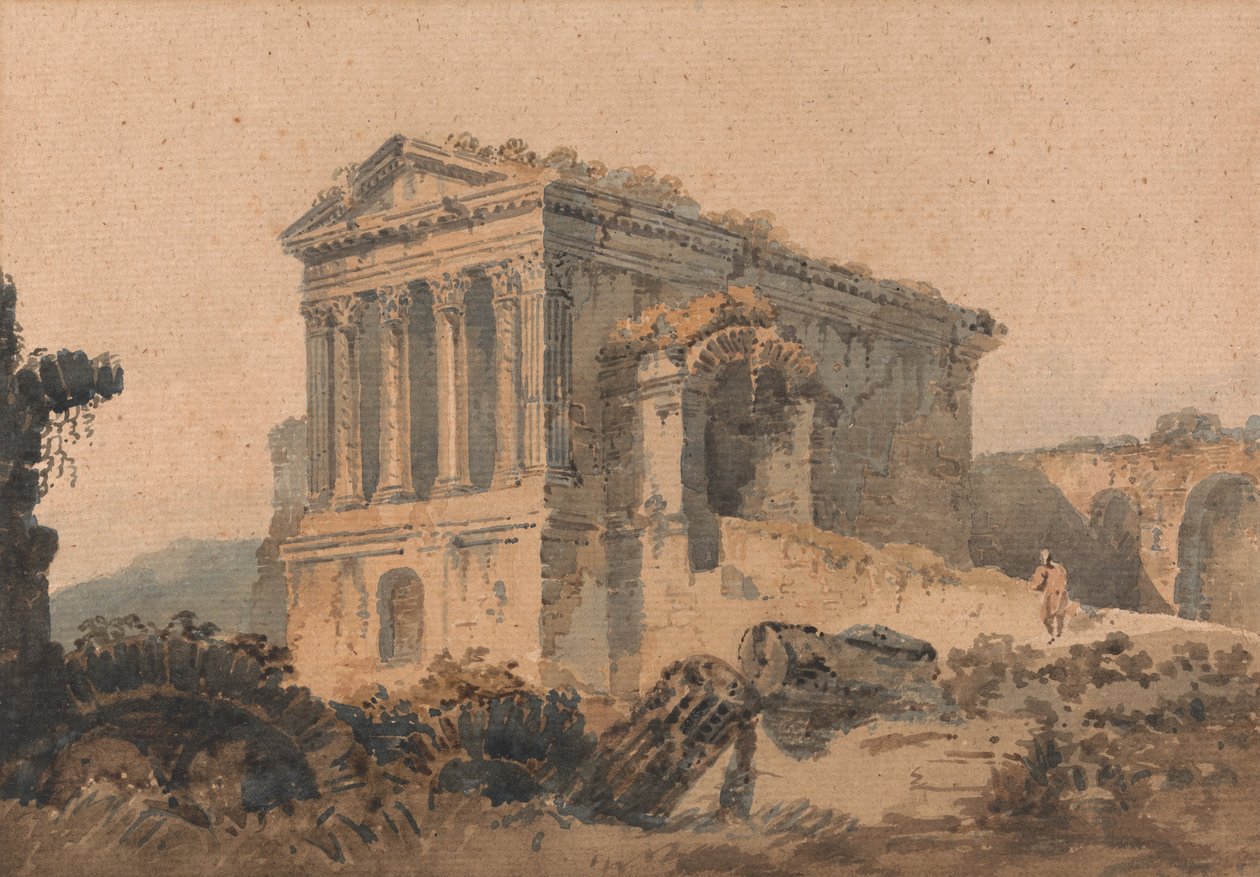 Templo de Clitumno, Roma, depois de Piranesi de Unbekannt Unbekannt