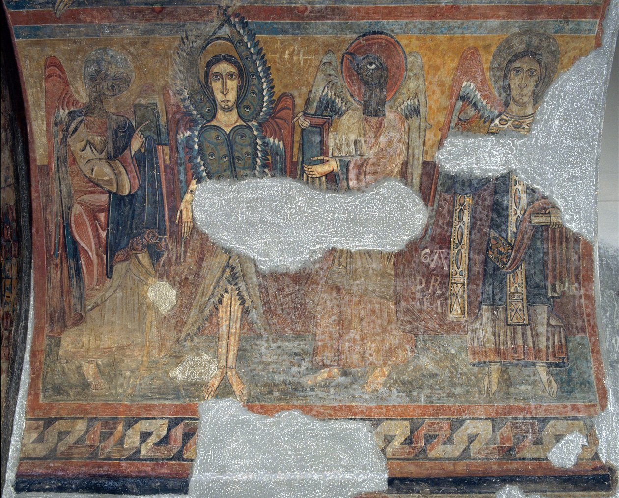 Tetramorfo com Serafim e Arcanjo de Santa Maria de Taüll de Unbekannt Unbekannt