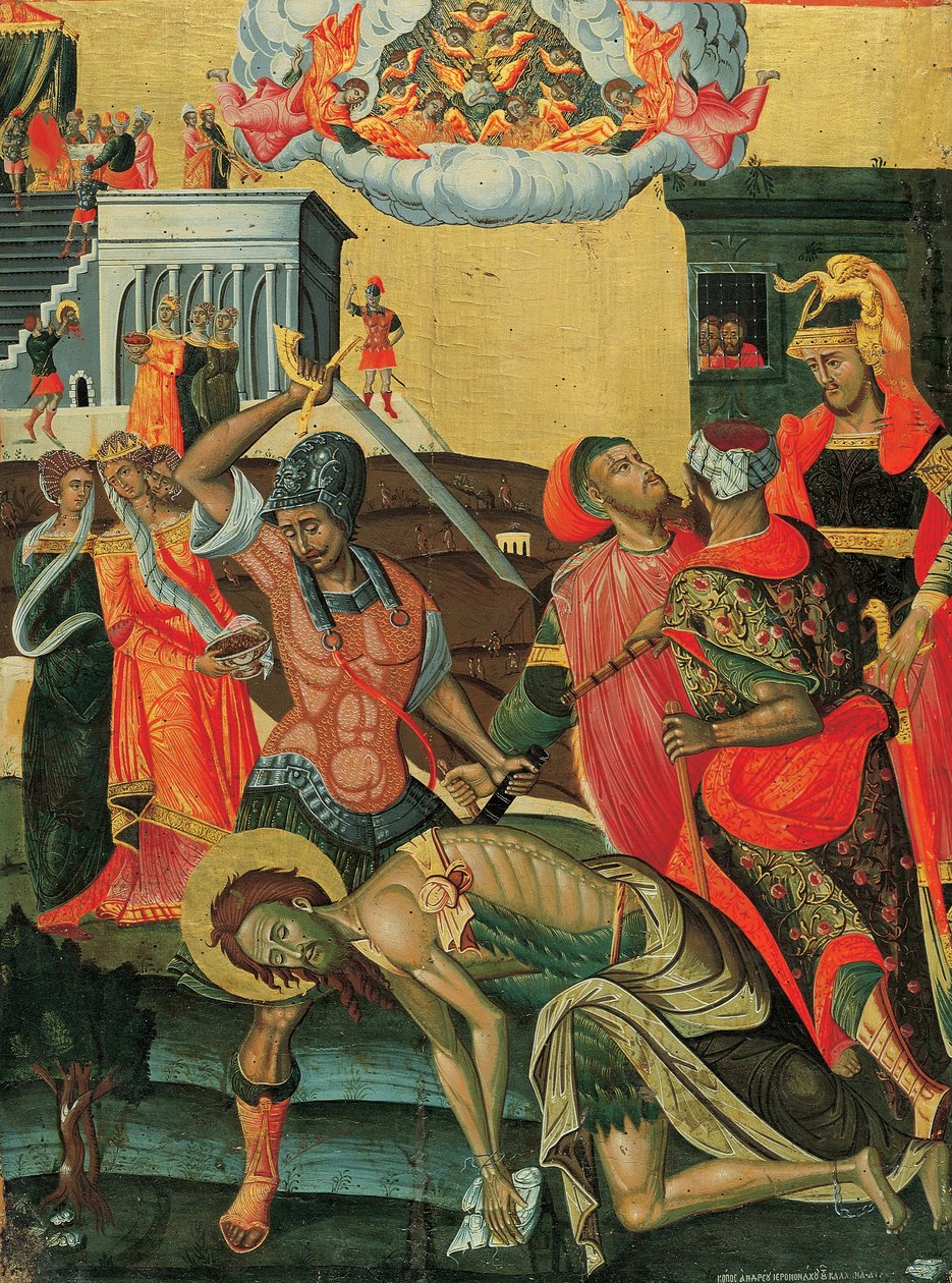 A decapitação de São João Batista de Unbekannt Unbekannt