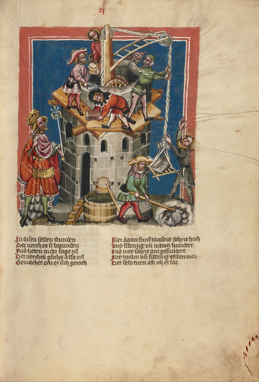 A construção da torre de Babel de Unbekannt Unbekannt