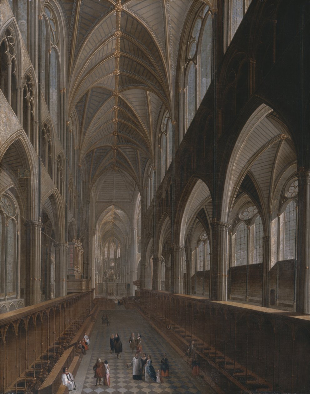 O Interior da Abadia de Westminster de Unbekannt Unbekannt