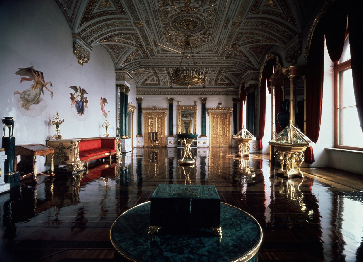 A Sala Malaquita, Palácio de Inverno de Unbekannt Unbekannt