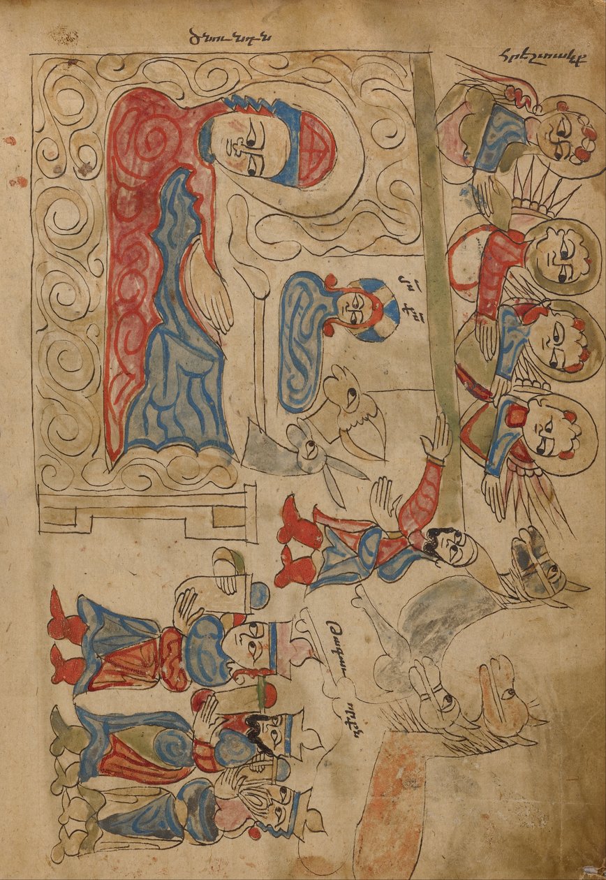 A Natividade e a Adoração dos Magos de Unbekannt Unbekannt