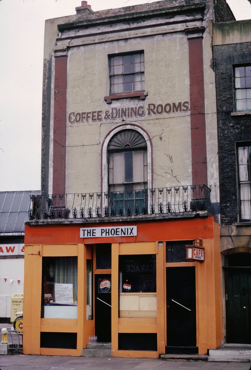 O Café Phoenix, Camden Town, 1967 de Unbekannt Unbekannt