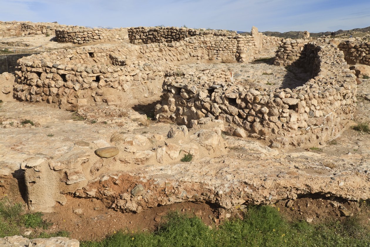 A principal porta de entrada e barbacã da cidade, Los Millares, perto de Santa Fe Mondujar (ver também 329926) de Unbekannt Unbekannt