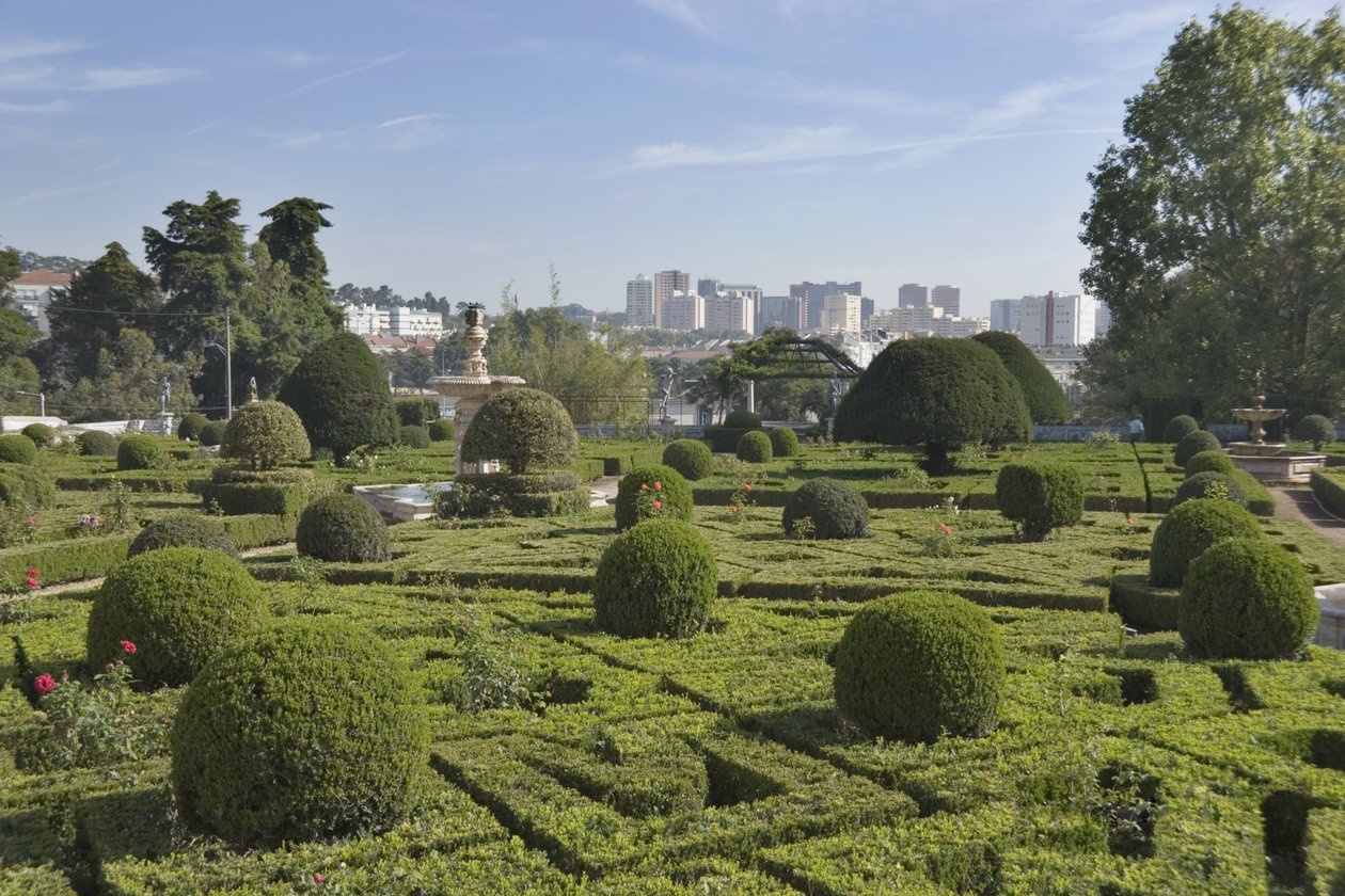 Os jardins do palácio de Unbekannt Unbekannt