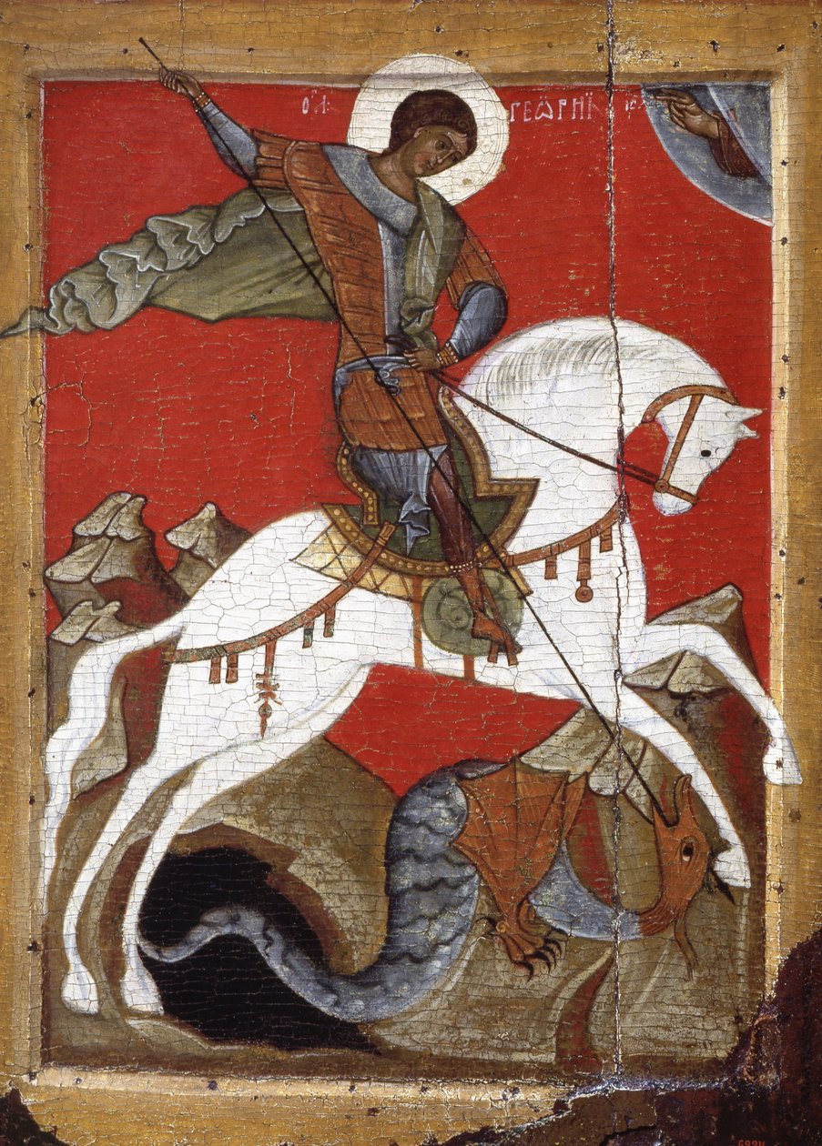 Unknow - Milagre de São Jorge e o Dragão. Novgorod de Unbekannt Unbekannt