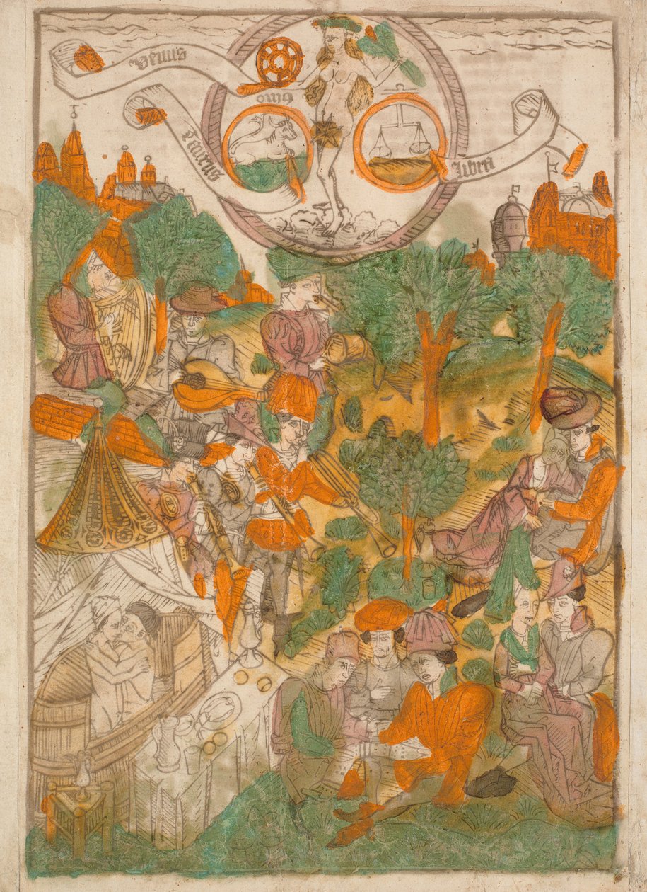 Artista holandês desconhecido meados dos anos 1400 - Vênus de Unbekannt Unbekannt