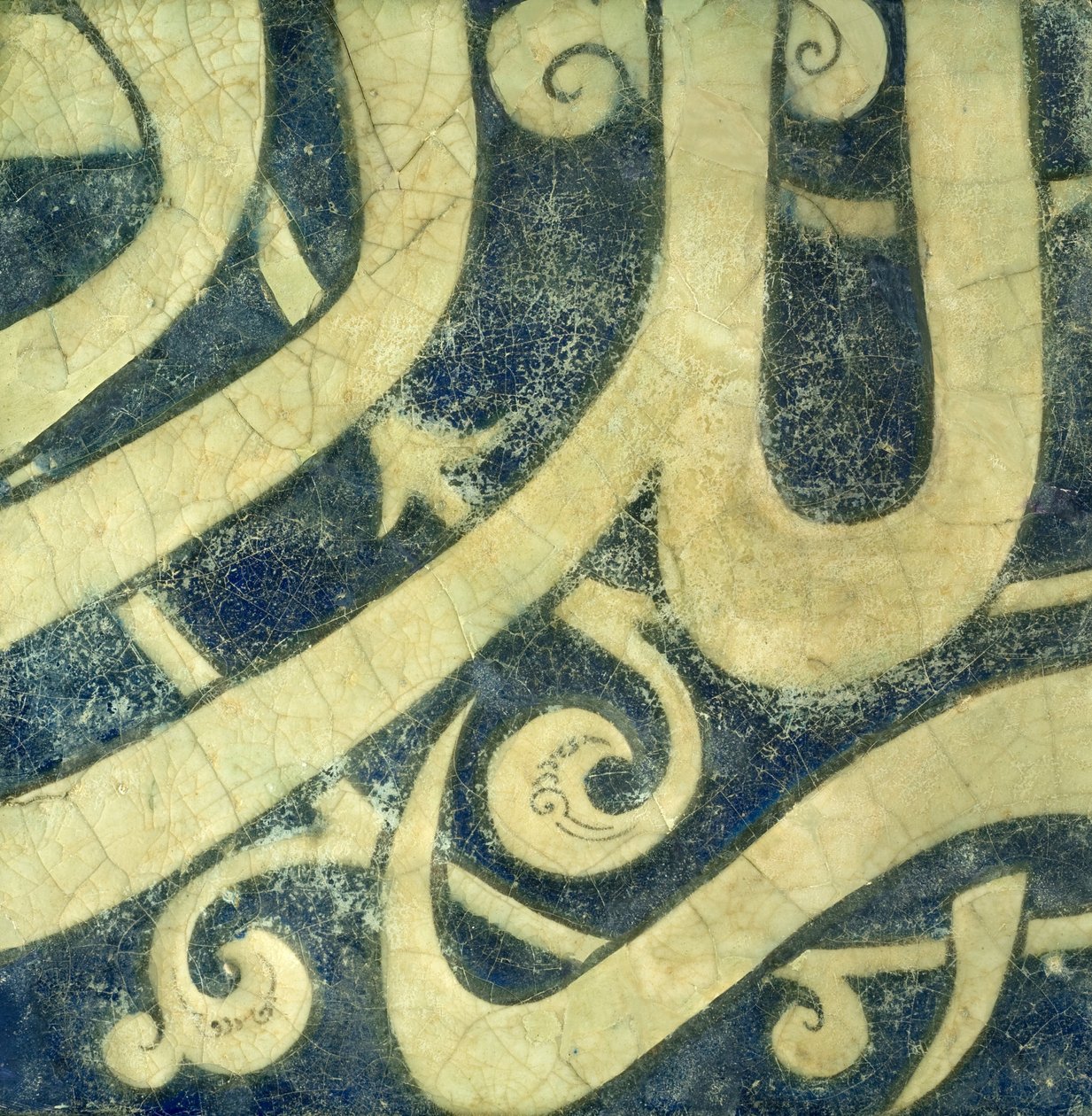Desconhecido, Irã - uma telha moldada de Kashan com inscrição de Unbekannt Unbekannt