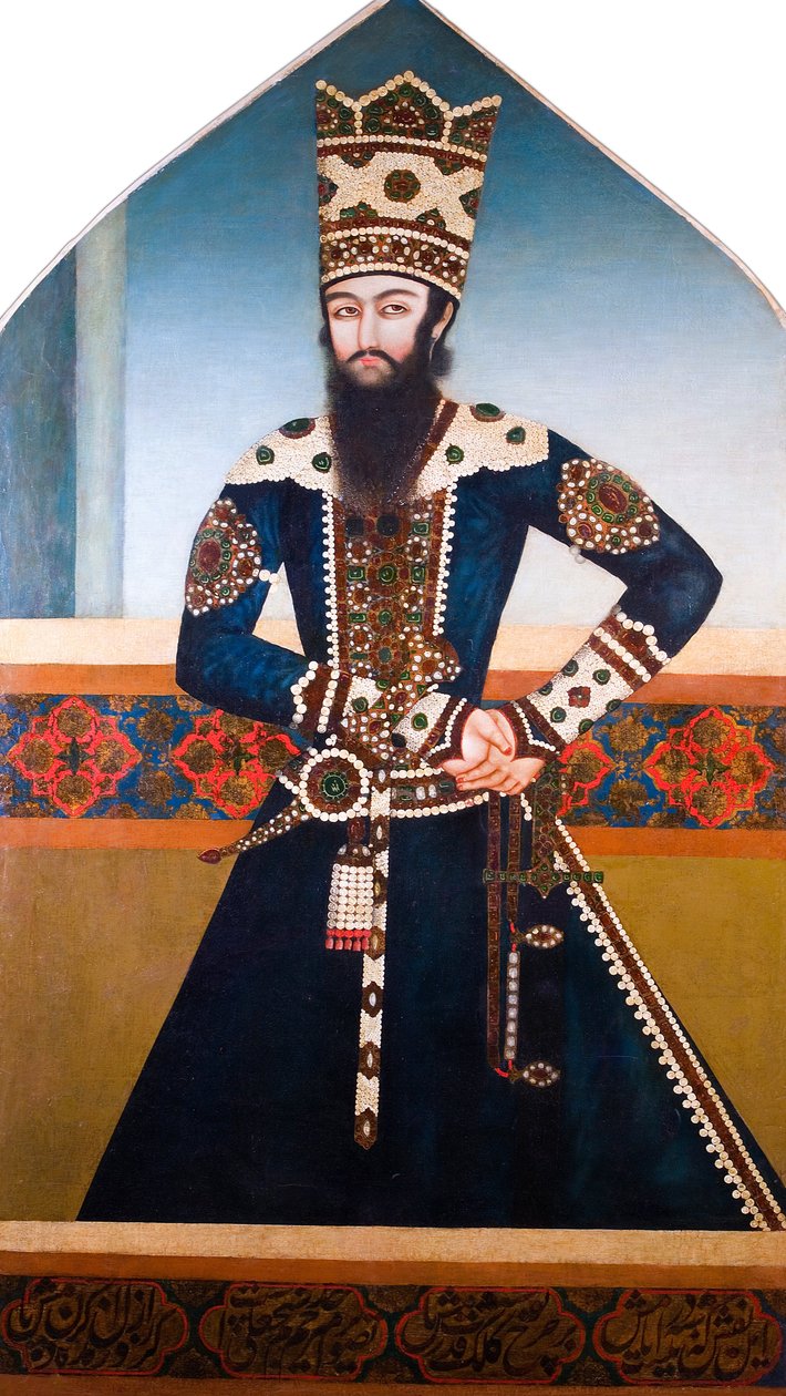 Desconhecido, Irã, início do século XIX - Retrato de Sheikh Ali Mirza de Unbekannt Unbekannt