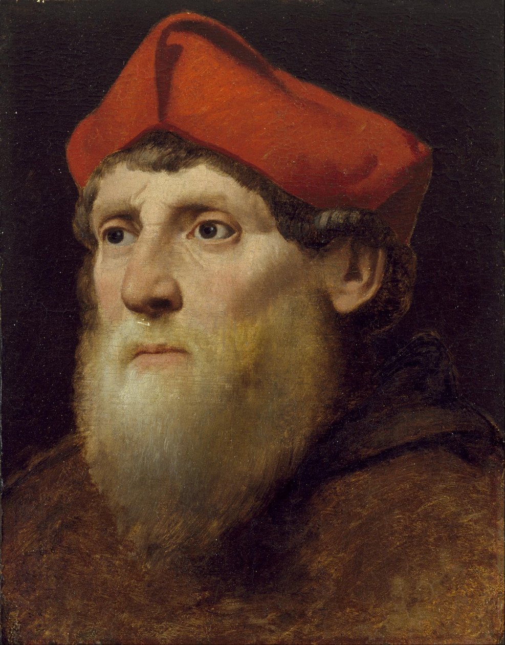 Italiano Desconhecido - Retrato de um Prelado Barbudo de Unbekannt Unbekannt